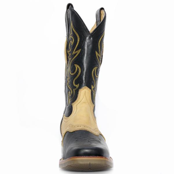 Bota rodeo Goldrush Antifaz Graso Negro